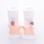 Baby Anti-Slip Socks UK – Cute Bow & Lion Toddler Slippers
