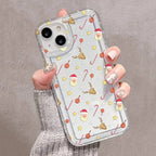 Christmas Clear Case for iPhone 16 15 14 13 12 11 Pro Max