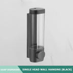 Wall Mounted Soap Dispenser Durable ABS Liquid Soap & Shampoo Container