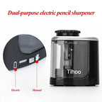 Electric Auto Pencil Sharpener Helical Blade Sharpener for Students
