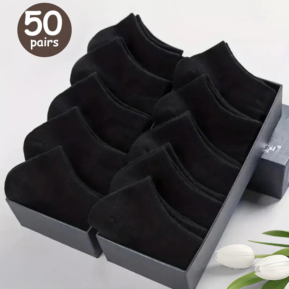 Men's Breathable Deodorant Low Cut Ankle Socks Sweat Wicking