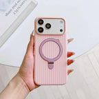 MagSafe Corrugated PC Case for iPhone 17 16 15 14 13 12  Pro Max