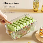 Press-to-Release Ice Cube Tray Large Capacity Food Grade Freezer Mold