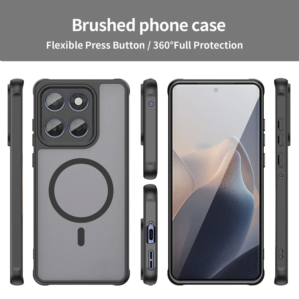 MagSafe Matte Clear Case for Motorola Edge 60 Fusion & 70 G86 G56