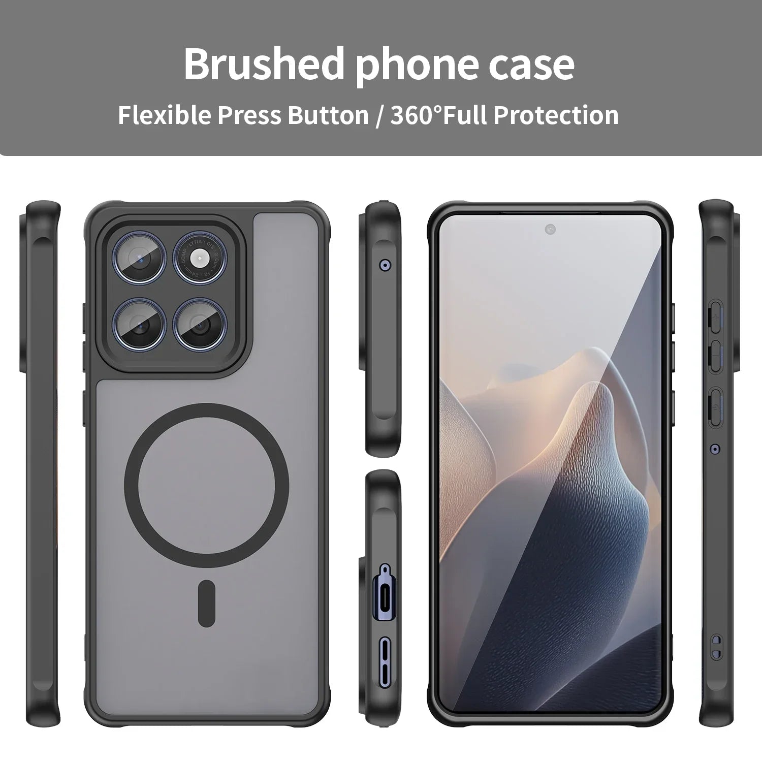 MagSafe Matte Clear Case for Motorola Edge 60 Fusion & 70 G86 G56