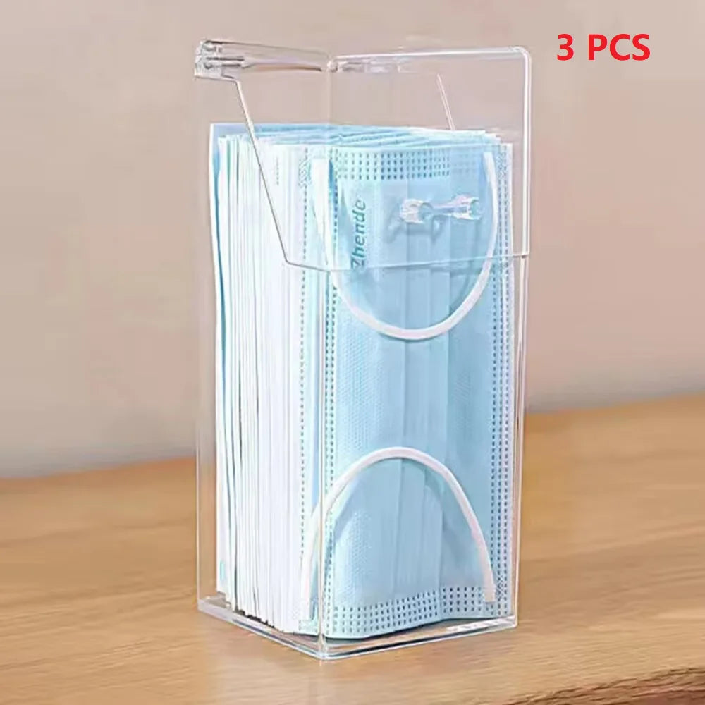 Transparent Mask Storage Box