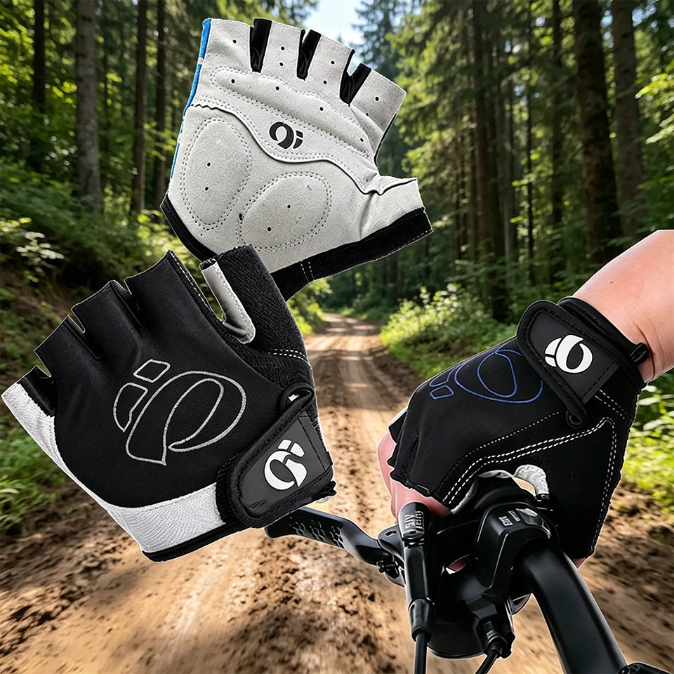 Half Finger Cycling Gloves Anti Slip Breathable MTB Gym Bike Main image