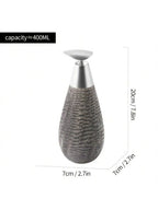 Creative Retro Ceramic Soap Dispenser Pump Bottle for Bathroom & Kitchen