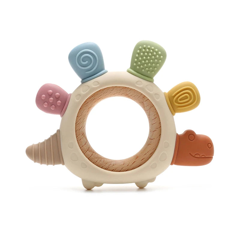 Baby Dinosaur Silicone Teether BPA Free Chew Toy