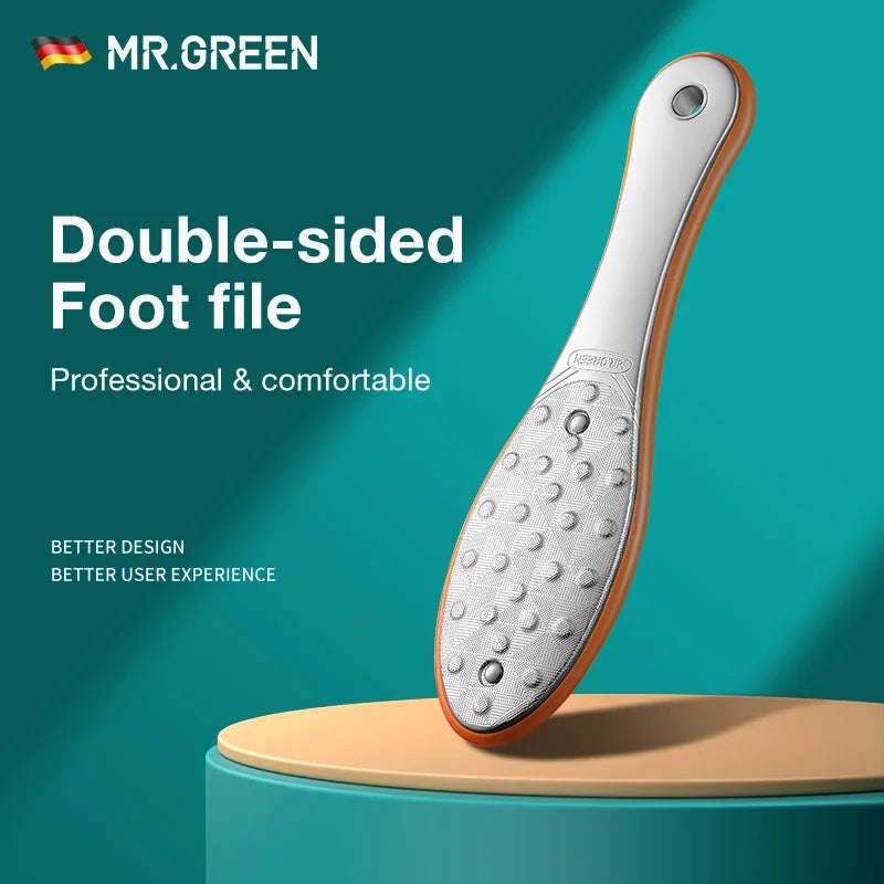 Stainless Steel Pedicure Foot File Callus Remover Tool Set
