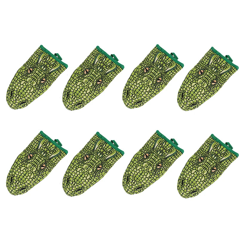 Cartoon Crocodile Oven Mitt – Heat Resistant BBQ & Baking Glove