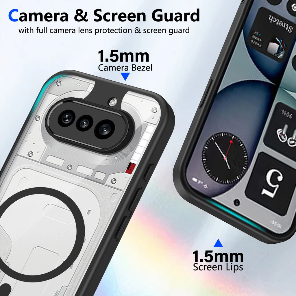 Luxury Magnetic Case for Nothing Phone 4A 3A Pro 3 2A Plus Cover