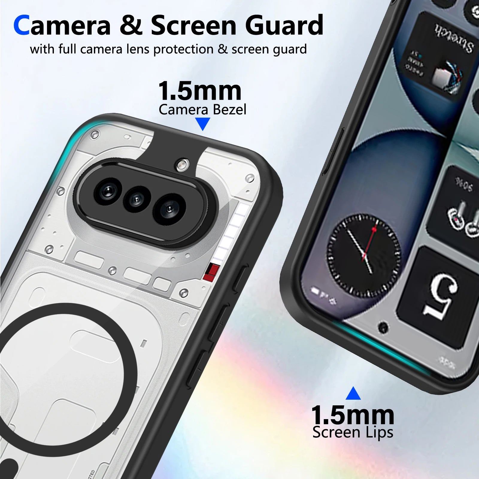Luxury Magnetic Case for Nothing Phone 4A 3A Pro 3 2A Plus Cover