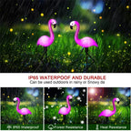 Flamingo Solar Garden Light Waterproof LED Stake