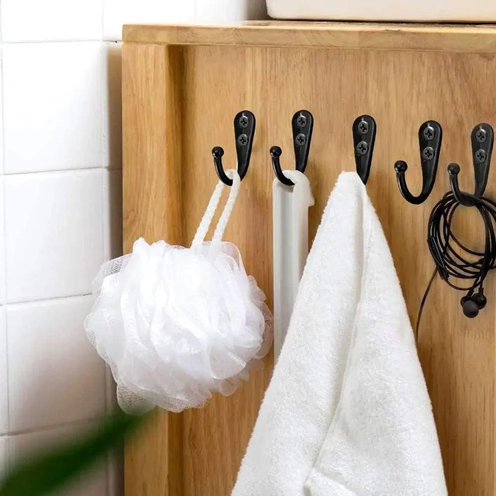 Alloy Wall Hooks with Screws Coat, Towel & Bag Hanging Hooks Secondary image