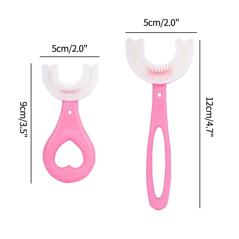 Baby 360° U Shape Toothbrush Soft Silicone Kids Teeth Brush