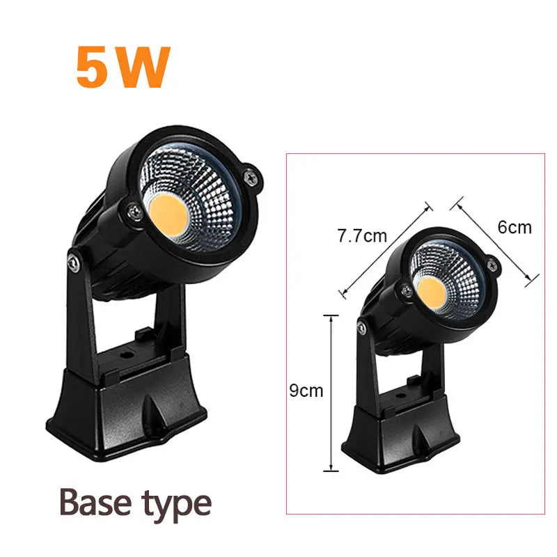 LED COB Garden Spotlight Waterproof Lawn Light