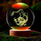3D Chinese Dragon Crystal Ball Decorative LED Lamp