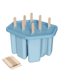 8 Holes Silicone Popsicle Mold – Reusable Ice Pop Maker Tray Easy Release