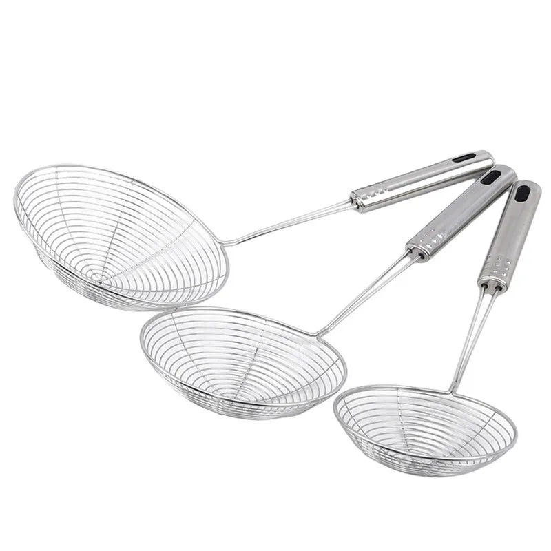 Oval Stainless Steel Skimmer Mesh Strainer Main image