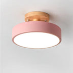 Nordic Wood Ceiling Lamp for Hallway & Bedroom Décor