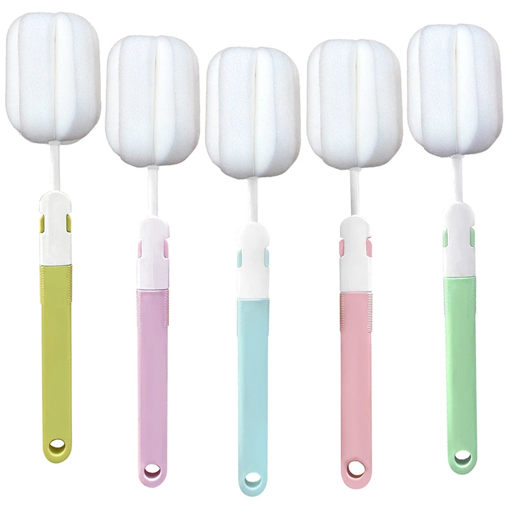 Sponge Bottle Brush Long Handle Cup Cleaner