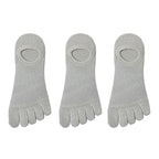 Men’s Toe Socks Breathable Anti Sweat Casual Finger Socks 3 Pairs