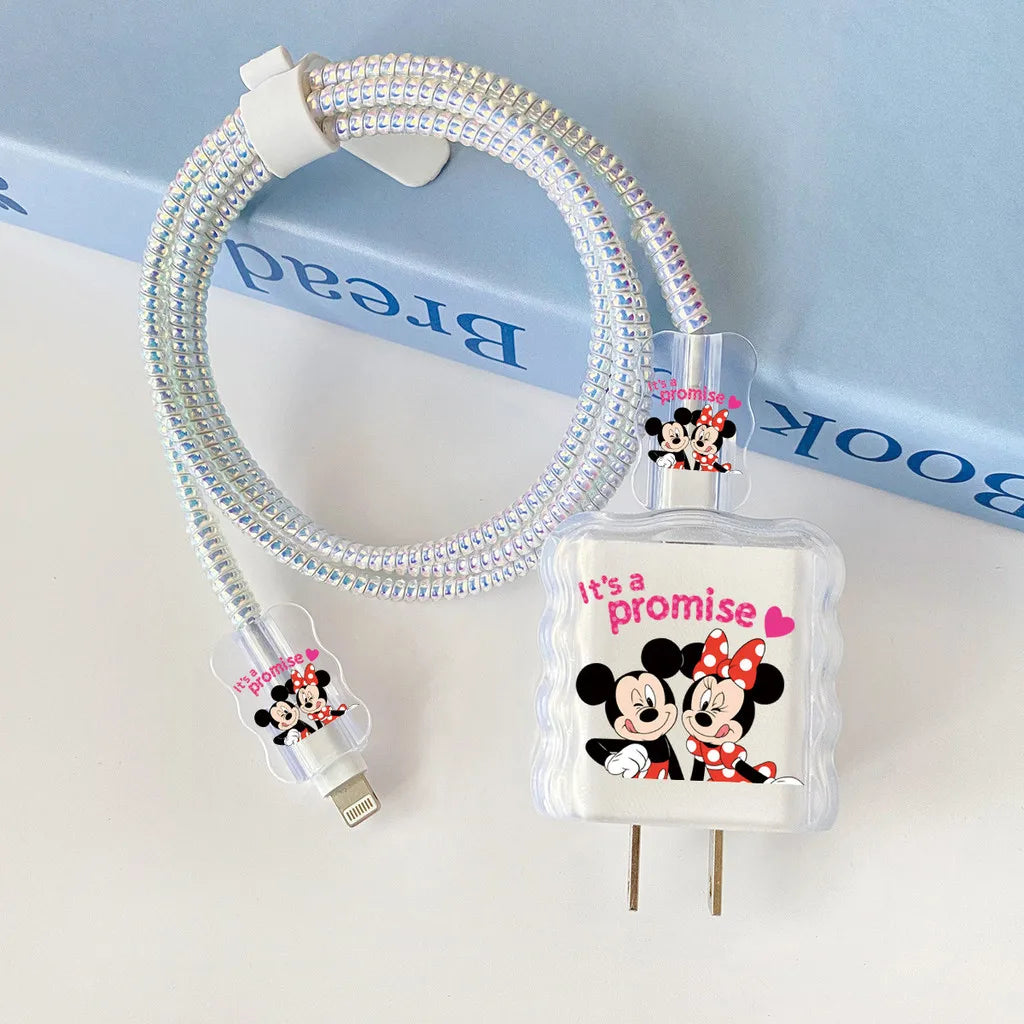 Cute Mickey Charger Protector for iPhone 18W/20W