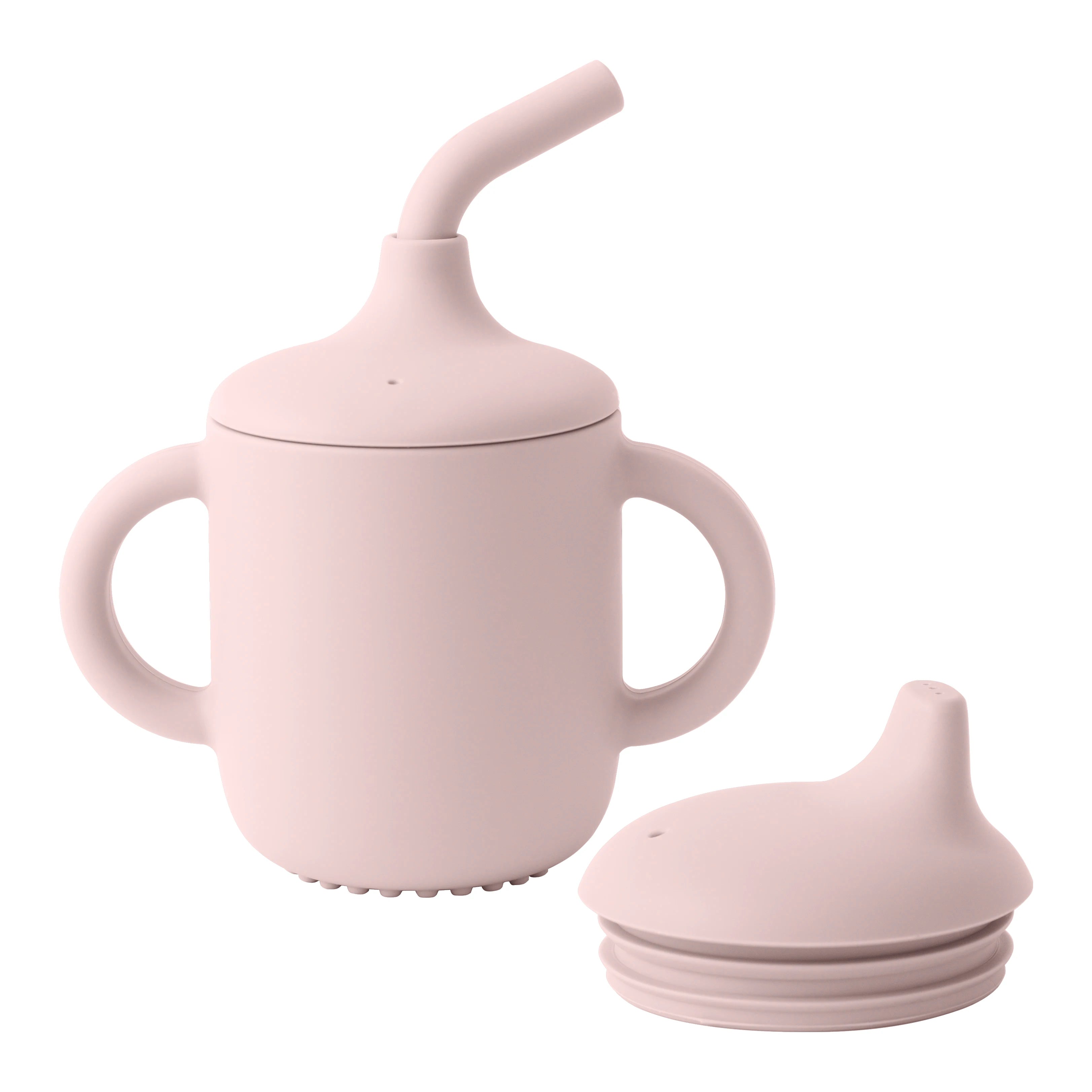 Baby Silicone Straw Cup Snack Container BPA Free