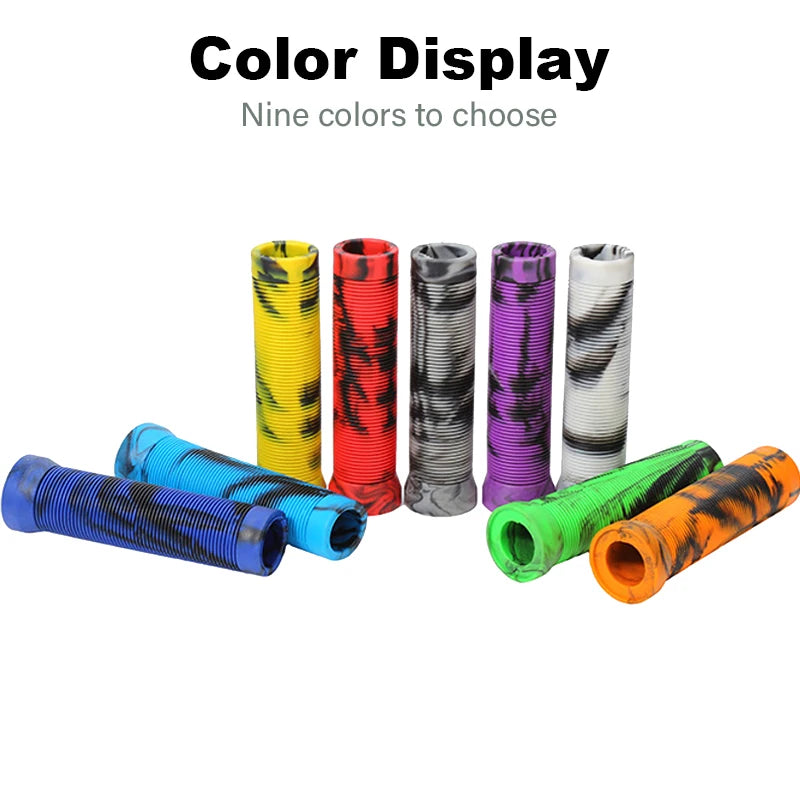 MTB 125mm Handlebar Grips 22.2mm Shockproof Anti-Slip Rubber Cover Secondary image