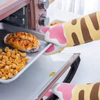 Cute Cat Paw Oven Mitt – Heat Resistant Non-Slip Kitchen Glove