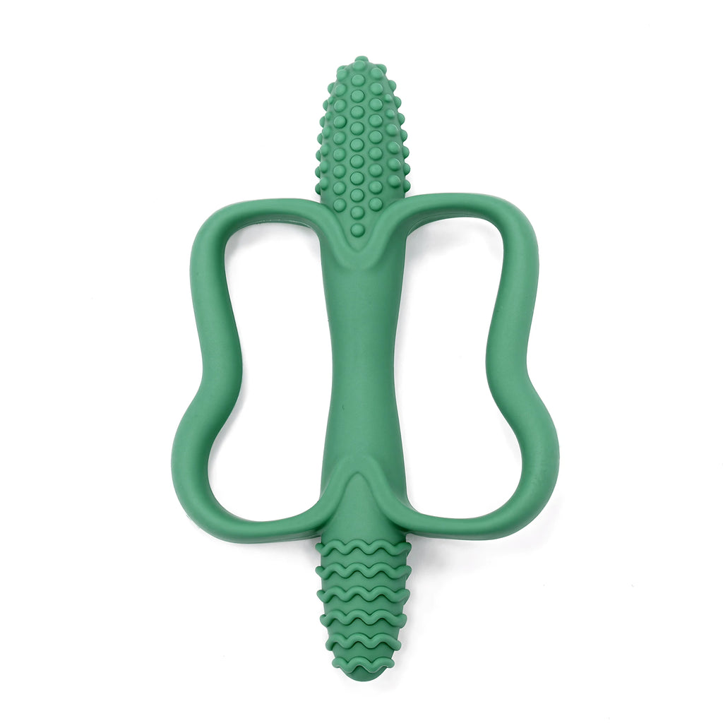 Baby Silicone Teether with Easy-Grip Handles BPA Free