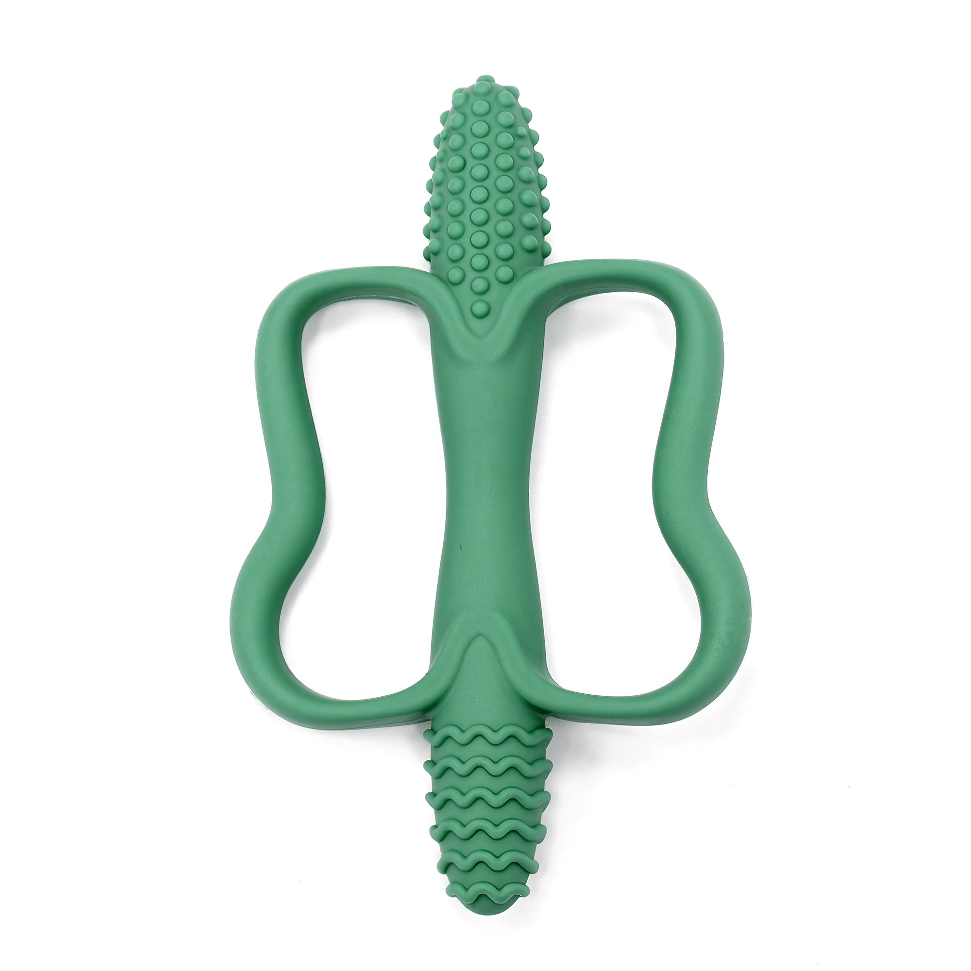 Baby Silicone Teether with Easy-Grip Handles BPA Free