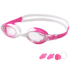 Kids Swimming Goggles Anti-Fog UV Protection Ages 3-14