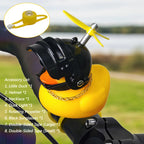 Yellow Duck Bicycle Bell Cute Cartoon Duck Bike Light Accessory