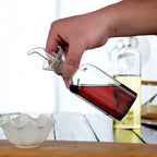 High Borosilicate Glass Oil Pot Leakproof Oil & Vinegar Dispenser Bottle