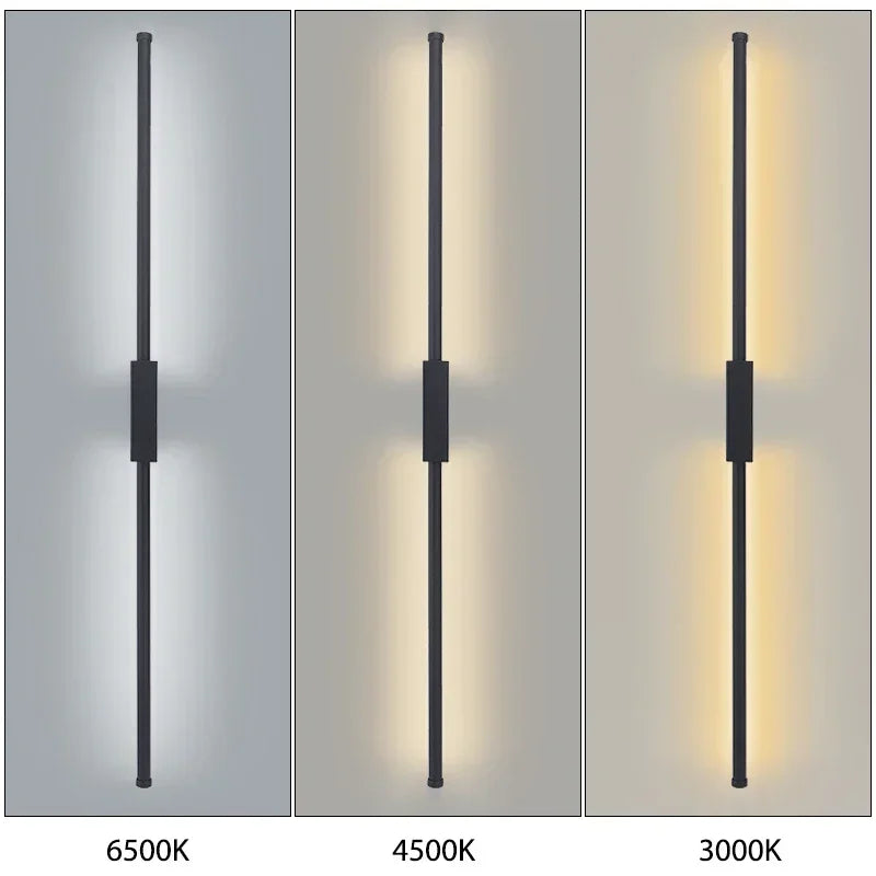 Nordic Long LED Wall Lamp Modern Indoor Light