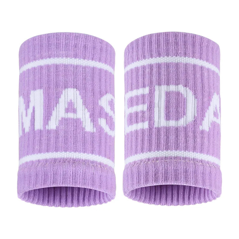 Colorful Elastic Sport Wristband Sweatband for Basketball Tennis Gym