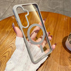 MagSafe Magnetic Clear Case for Samsung Galaxy S22 S23 S24 S25 S26