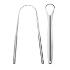 Reusable Stainless Steel Tongue Scraper Fresh Breath Oral Hygiene Tool