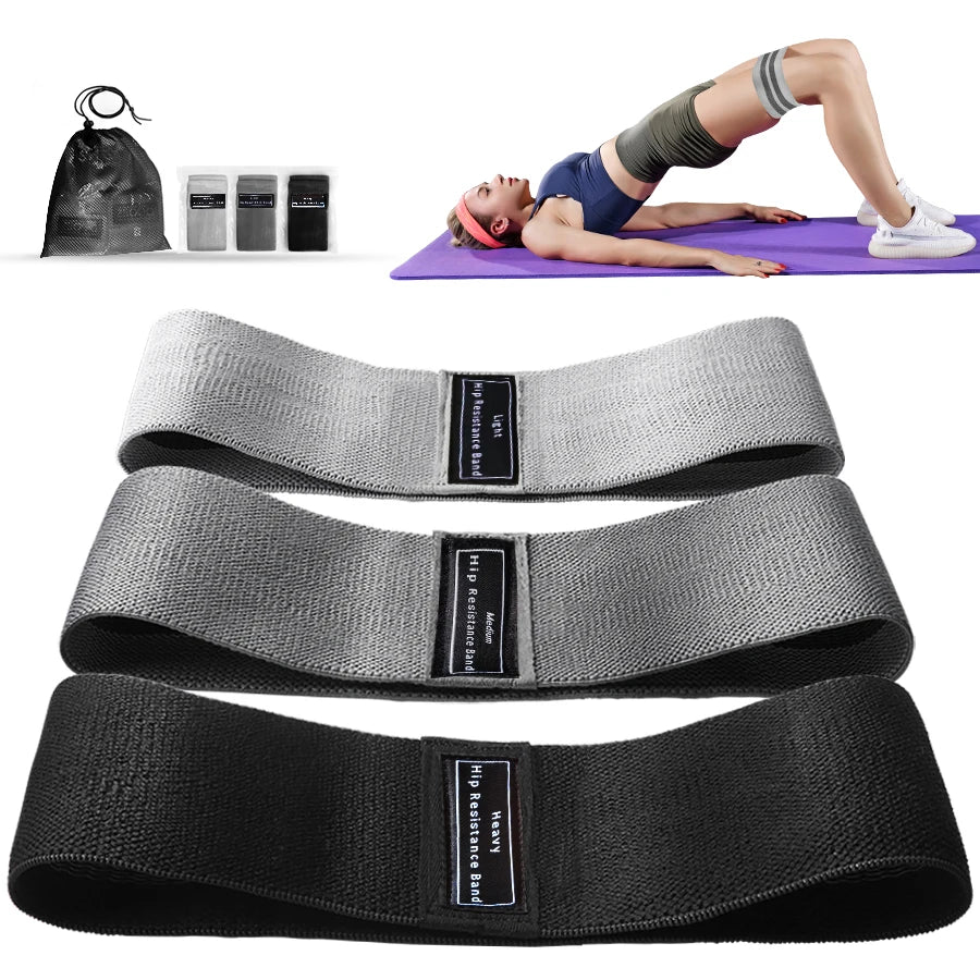 Fabric Resistance Bands Hip Booty Glute Loop for Squat & Yoga