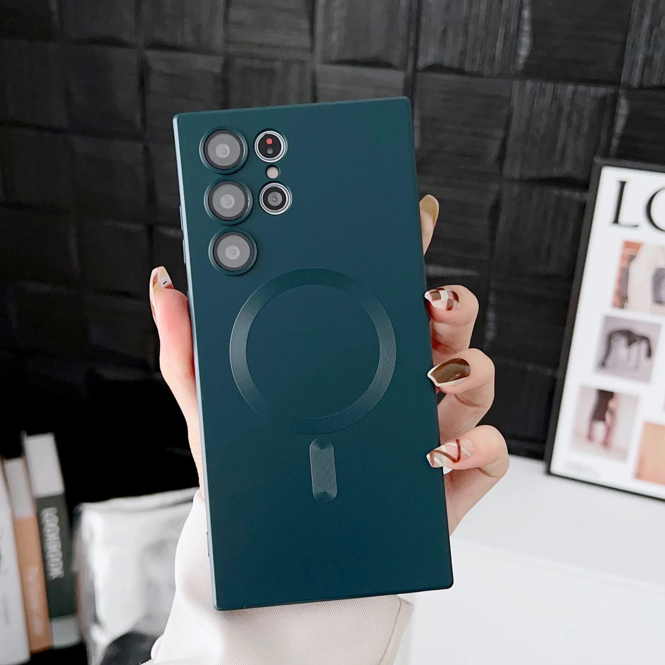 Luxury Magnetic Case for Samsung Galaxy S23 S24 S25 S26 Ultra