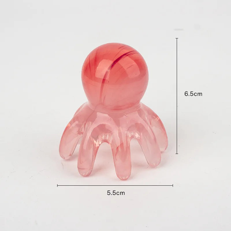 Octopus Head Massager Comb UK Acupressure & Gua Sha Tool
