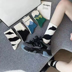10 Pairs Men's Bamboo Fiber Socks Breathable Cotton Sports & Business Sox