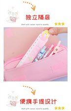 3D Kawaii Pencil Case Cute Waterproof Decompression Pen Pouch