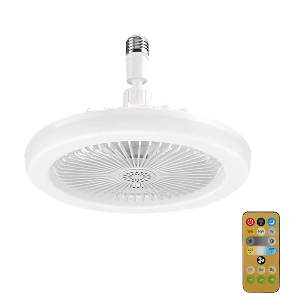 3 in 1 Ceiling Fan Light LED Lamp Remote Control Rotatable For LivingRoom Bedroom