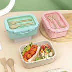 850ML Divided Lunch Box Microwave Safe Bento Food Storage Container