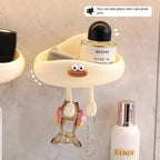 Cloud Soap Box Wall Mounted – Cute Cartoon Drain Soap Holder with Hook