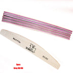 5Pcs Nail File Set Professional Grit Manicure Buffer Kit
