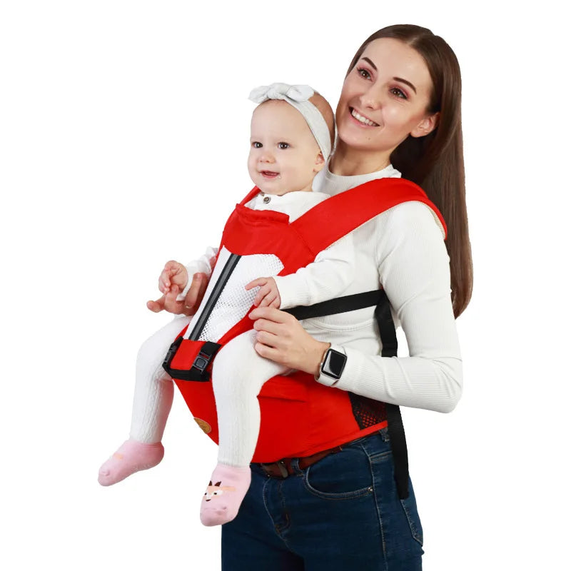 Ergonomic Baby Carrier with Hip Seat Newborn to Toddler Sling (0–48M)